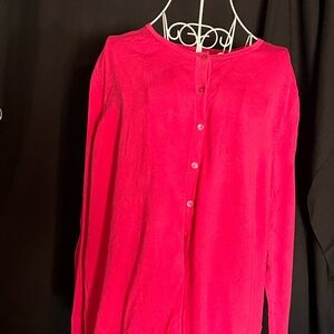 Pink August Silk Cardigan